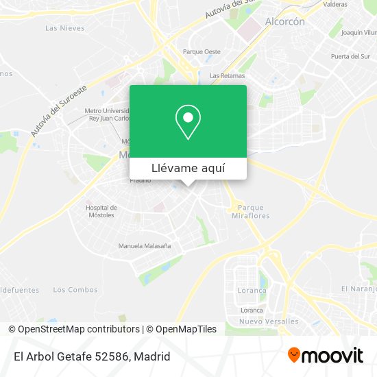 Mapa El Arbol Getafe 52586