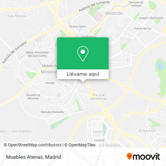 Mapa Muebles Atenas