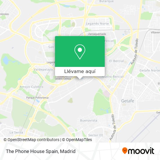 Mapa The Phone House Spain