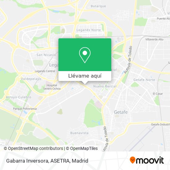 Mapa Gabarra Inversora, ASETRA