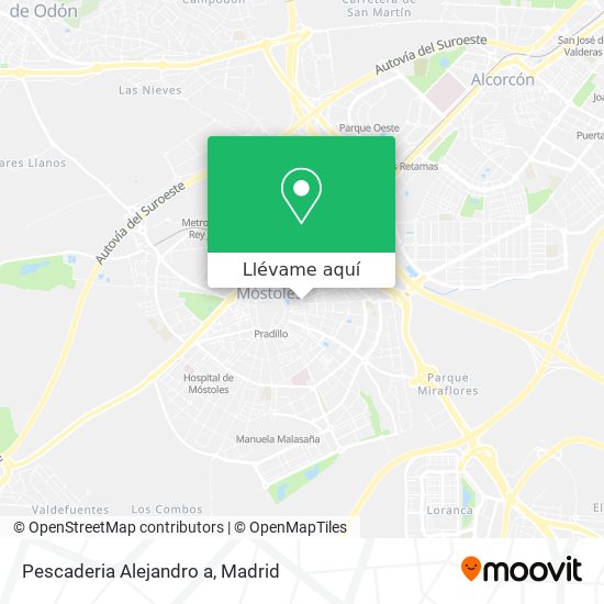 Mapa Pescaderia Alejandro a