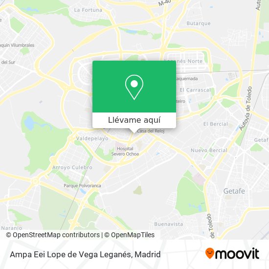 Mapa Ampa Eei Lope de Vega Leganés