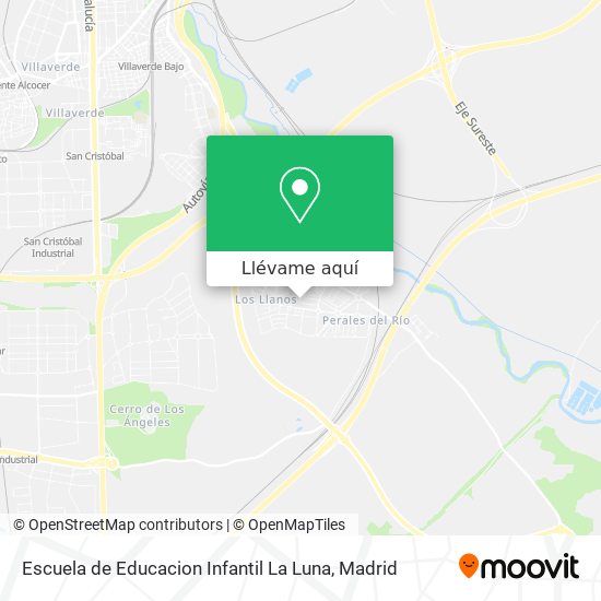 Mapa Escuela de Educacion Infantil La Luna