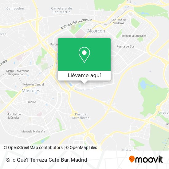 Mapa Si, o Qué? Terraza-Café-Bar