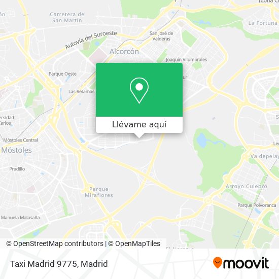 Mapa Taxi Madrid 9775