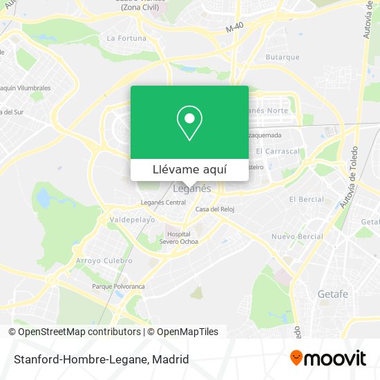 Mapa Stanford-Hombre-Legane