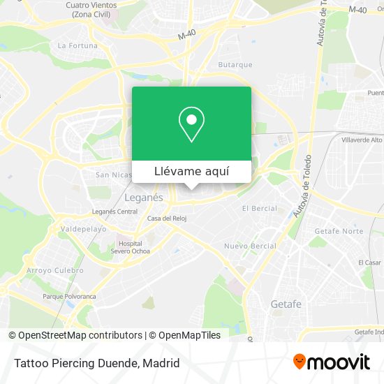 Mapa Tattoo Piercing Duende