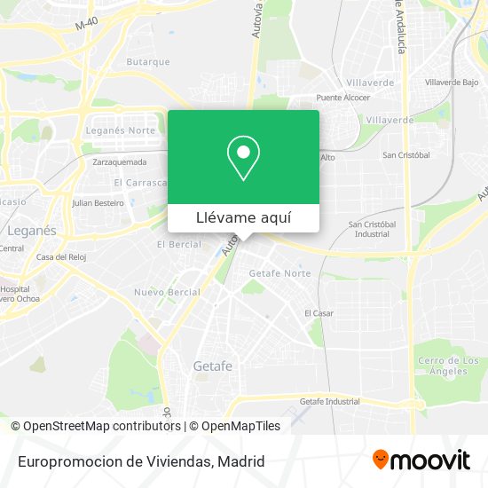 Mapa Europromocion de Viviendas