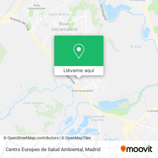 Mapa Centro Europeo de Salud Ambiental