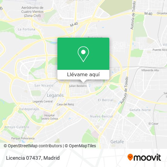 Mapa Licencia 07437