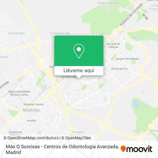 Mapa Más Q Sonrisas - Centros de Odontología Avanzada