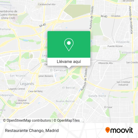 Mapa Restaurante Chango