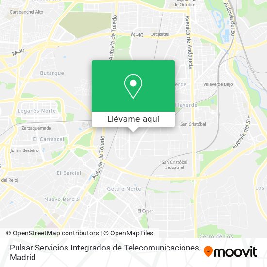 Mapa Pulsar Servicios Integrados de Telecomunicaciones