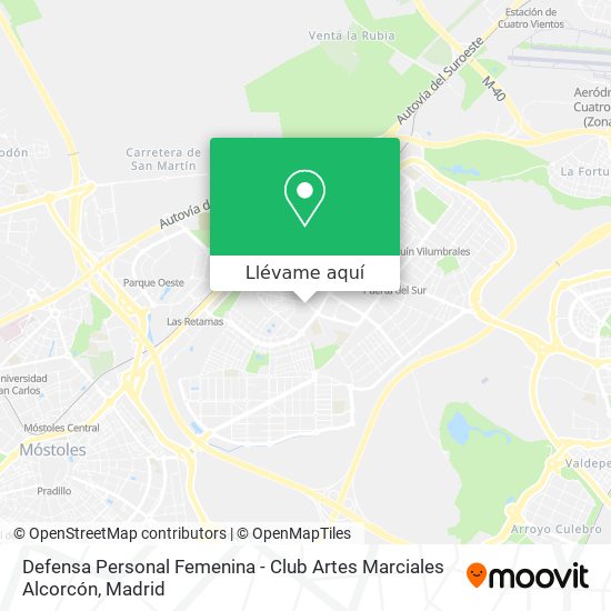 Mapa Defensa Personal Femenina - Club Artes Marciales Alcorcón