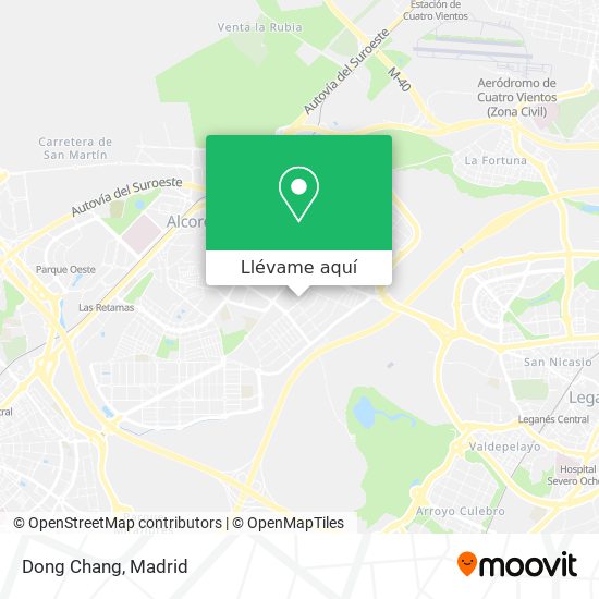 Mapa Dong Chang