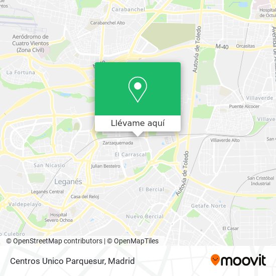 Mapa Centros Unico Parquesur