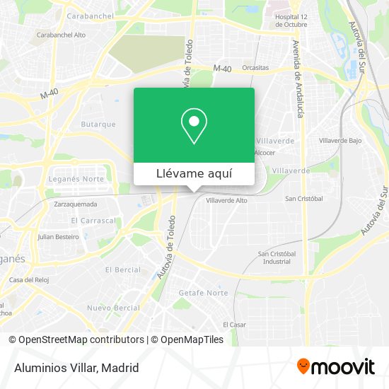 Mapa Aluminios Villar
