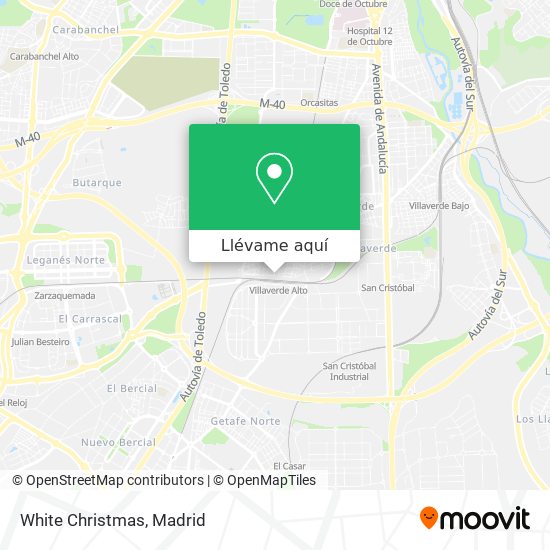 Mapa White Christmas