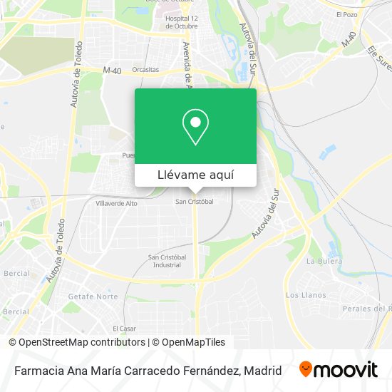 Mapa Farmacia Ana María Carracedo Fernández