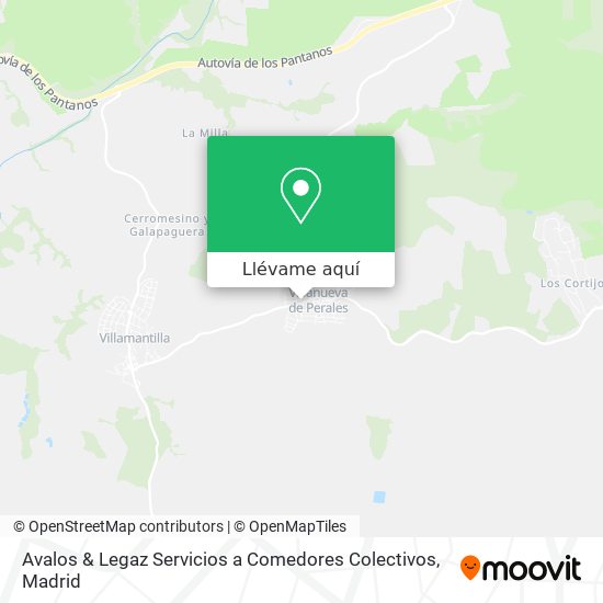 Mapa Avalos & Legaz Servicios a Comedores Colectivos