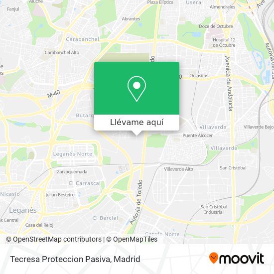 Mapa Tecresa Proteccion Pasiva
