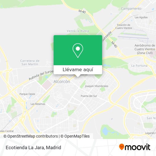 Mapa Ecotienda La Jara