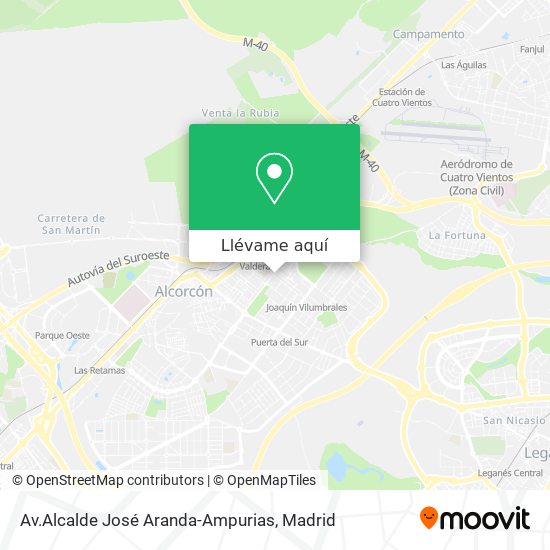 Mapa Av.Alcalde José Aranda-Ampurias