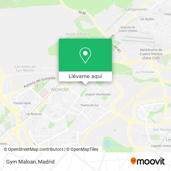 Mapa Gym Maloan