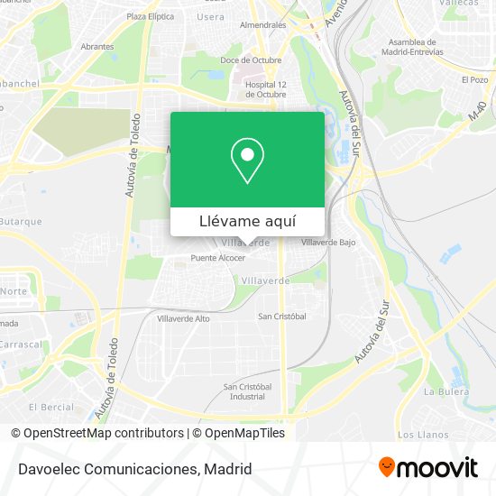 Mapa Davoelec Comunicaciones