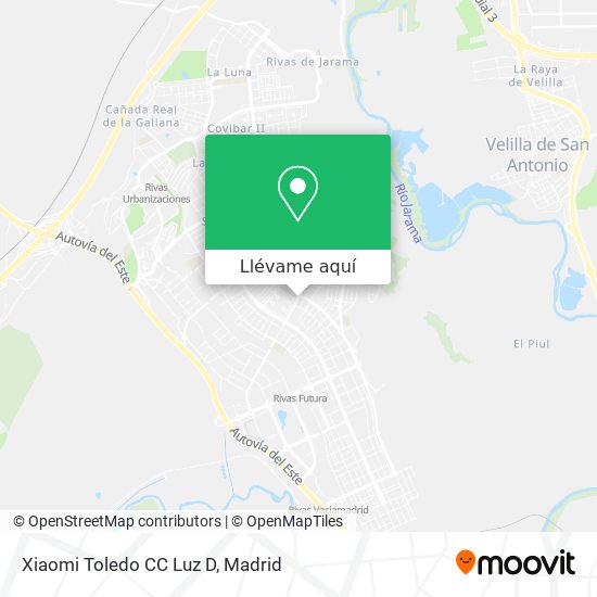 Mapa Xiaomi Toledo CC Luz D