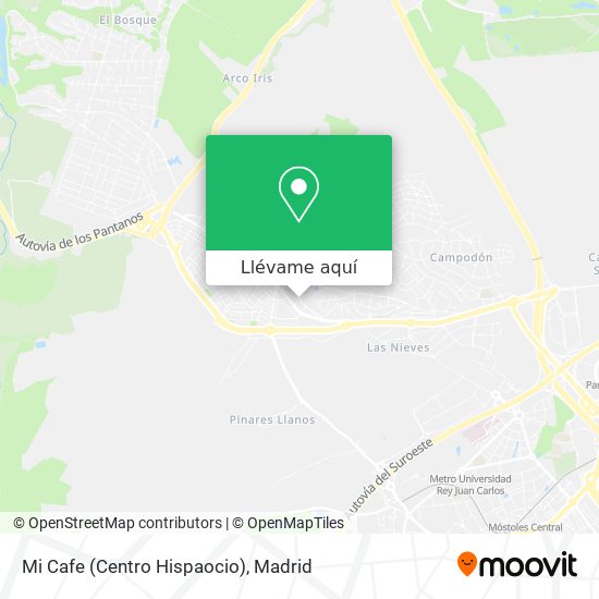 Mapa Mi Cafe (Centro Hispaocio)