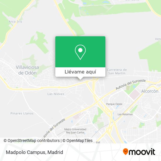 Mapa Madpolo Campus