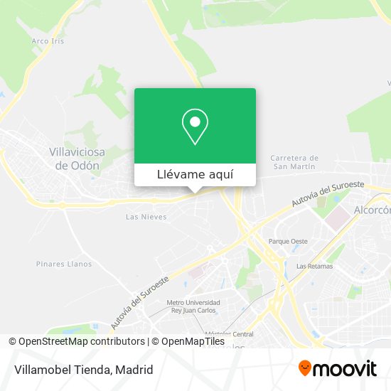 Mapa Villamobel Tienda