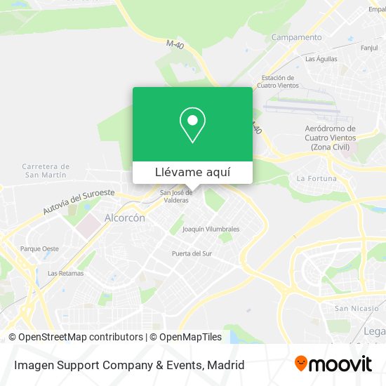 Mapa Imagen Support Company & Events