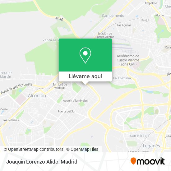 Mapa Joaquin Lorenzo Alido