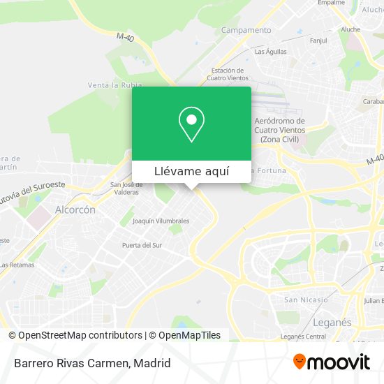 Mapa Barrero Rivas Carmen