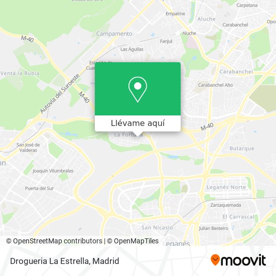Mapa Drogueria La Estrella