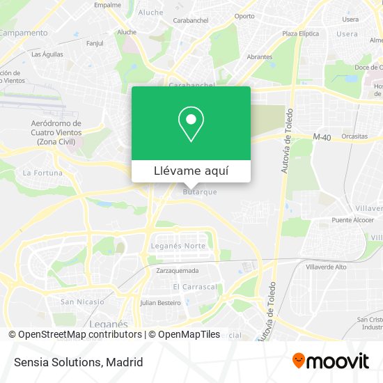 Mapa Sensia Solutions