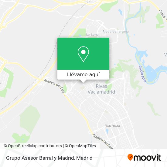 Mapa Grupo Asesor Barral y Madrid