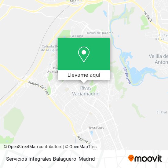 Mapa Servicios Integrales Balaguero