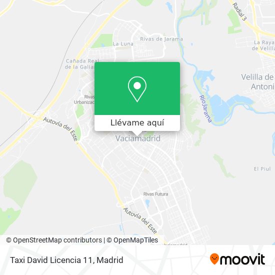 Mapa Taxi David Licencia 11