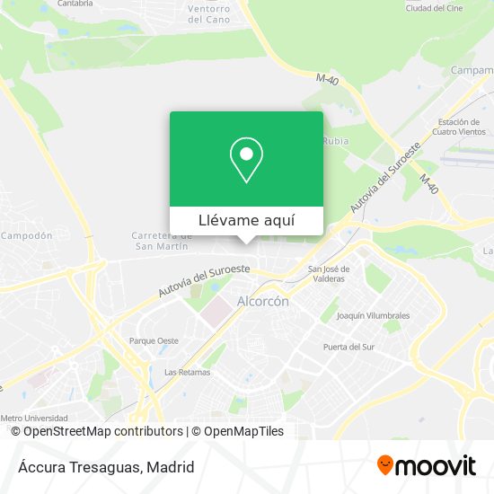 Mapa Áccura Tresaguas