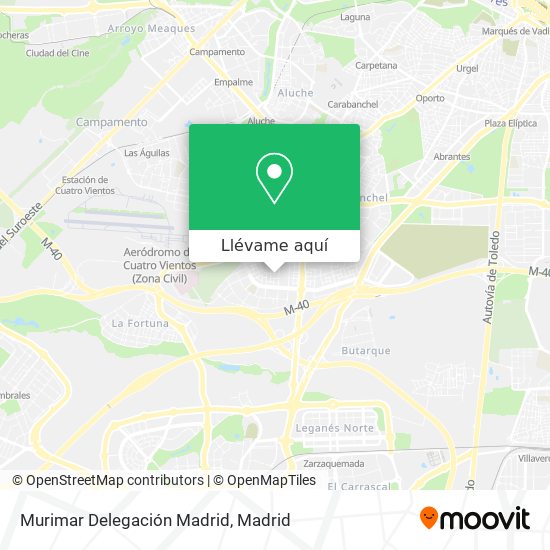 Mapa Murimar Delegación Madrid