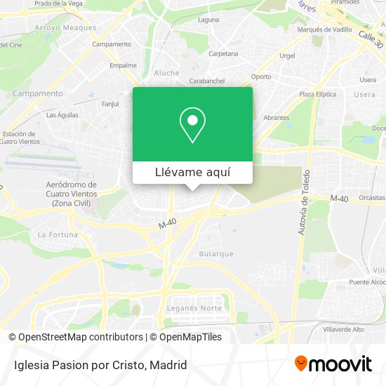 Mapa Iglesia Pasion por Cristo
