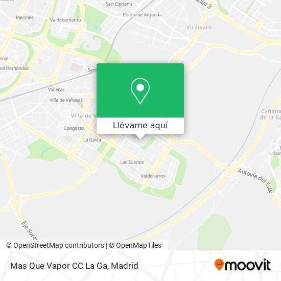 Mapa Mas Que Vapor CC La Ga