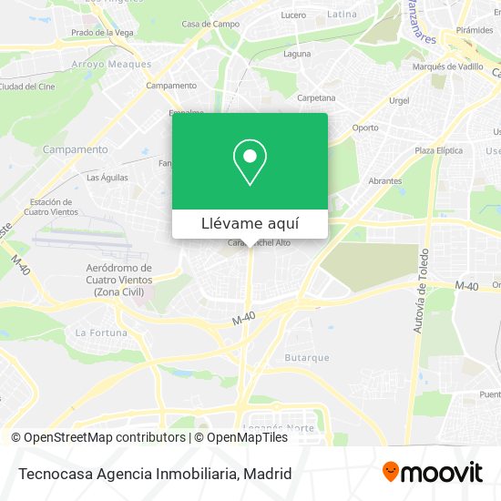 Mapa Tecnocasa Agencia Inmobiliaria