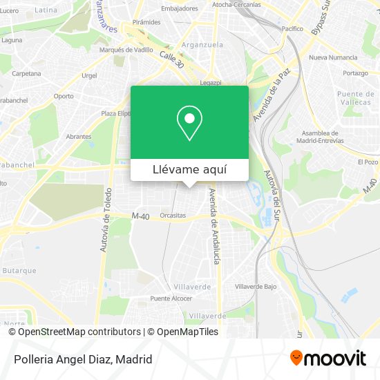 Mapa Polleria Angel Diaz