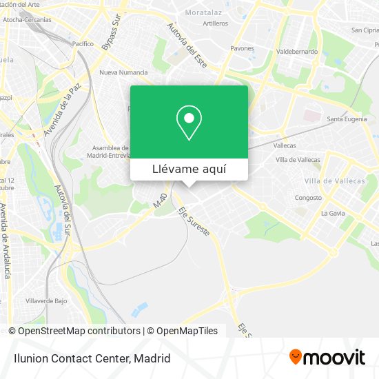 Mapa Ilunion Contact Center