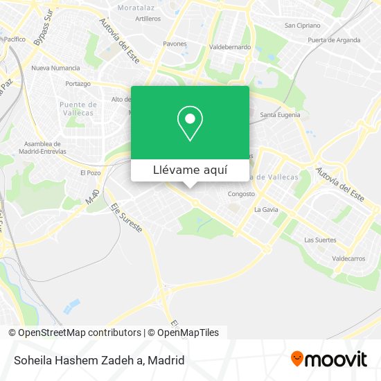 Mapa Soheila Hashem Zadeh a