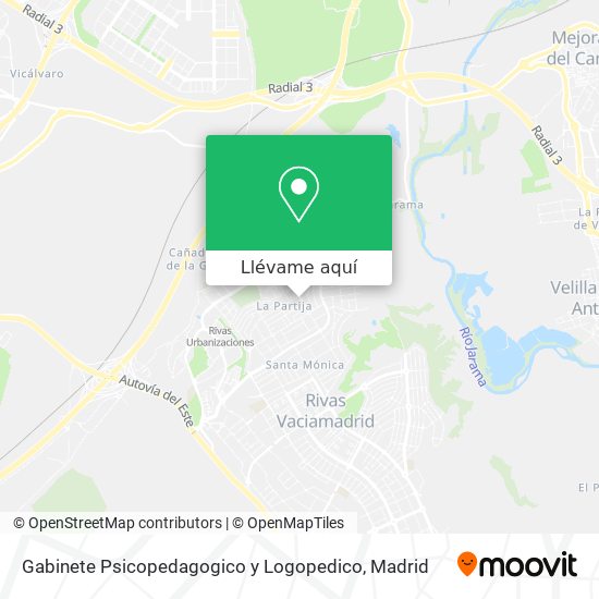 Mapa Gabinete Psicopedagogico y Logopedico